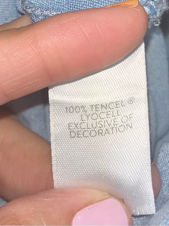 J. Jill Chambray Denim Tunic Blouse Size Small - Picture 9 of 9